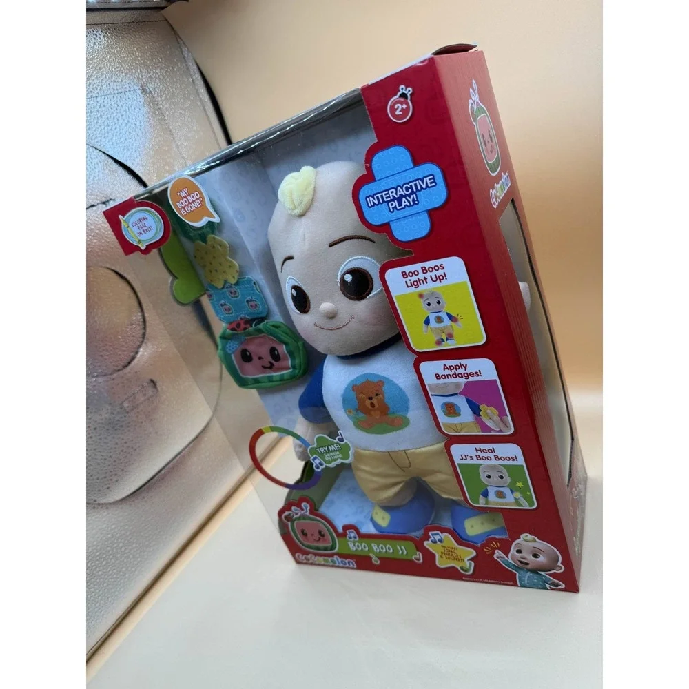 Cocomelon Boo Boo JJ Interactive Plush Toy Blue‎ Interactive Lights & Sounds New